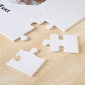 デザインYour Own Letter Jフォトコラージュのポスター ジグソーパズル (側面)