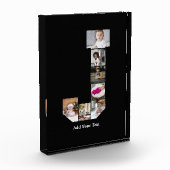 デザインYour Own Letter Jフォトコラージュのポスター フォトブロック (左)