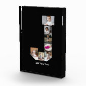 デザインYour Own Letter Jフォトコラージュのポスター フォトブロック (右)