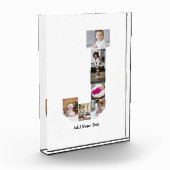 デザインYour Own Letter Jフォトコラージュのポスター フォトブロック (左)