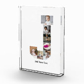 デザインYour Own Letter Jフォトコラージュのポスター フォトブロック (右)