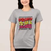 デザイ誇りを持ったナーの感謝ギフトになる トライブレンドＴシャツ (正面)