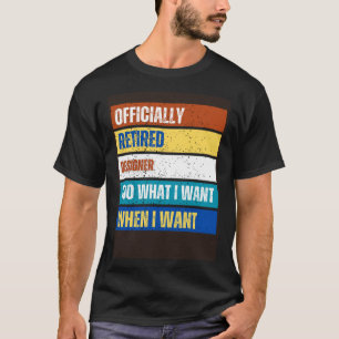 デザイ退職したナ退職デザ退職したイナ Tシャツ