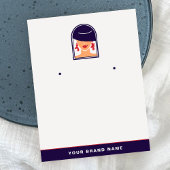 デザエレガントイナージュエリー用ロゴ女性ホルダー 名刺