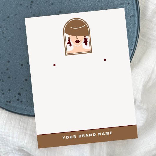 デザエレガントイミニマルナジュエリースクリプトのホルダー 名刺