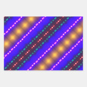 デザカラフルイパターン（の模様が）あるナー ラッピングペーパーシート (正面3)