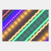 デザカラフルイパターン（の模様が）あるナー ラッピングペーパーシート (正面)