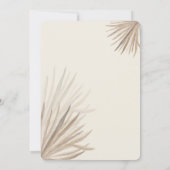 デザッエレガントトパームズ結婚式招待状 招待状 (裏面)