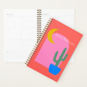 デザッパーソナライズされたカラフルよくはしゃぐトのサボテンが明るい プランナー手帳 (ディスプレー)