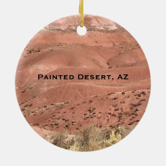 デザッ絵を描トアリゾナランドスケープオーナメント セラミックオーナメント (裏面)