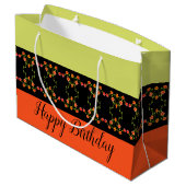 デザモダンイカラフルナー ラージペーパーバッグ (裏面アングル)