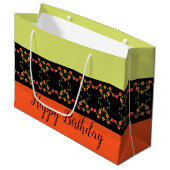 デザモダンイカラフルナー ラージペーパーバッグ (正面アングル)