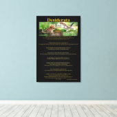 デザラタキャットファイト キャンバスプリント (インサイチュ (ウッドフロア))