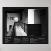 デザラタポーブメント – 建築フーグファインアート ポスター (正面)