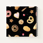 デザーお気に入りのトレシピクックブック ノートブック (裏面)