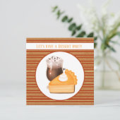 デザーカッコいいトパーティーの追加秋季節 招待状 (スタンド正面)