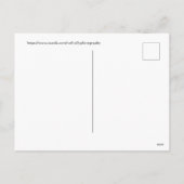 デザートからの楽しいホリデー シーズンポストカード (裏面)