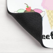 デザートとスイートトリート マウスパッド (コーナー)