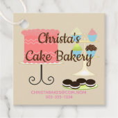 デザートのギフトラベル フェイバータグ (正面)