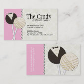 デザートのサービス係の名刺 名刺 (正面/裏面)