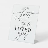 デザートのテーブ結婚ルサインの甘さ 台座サイン (正面)