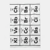 デザートの周期表 キッチンタオル (縦)