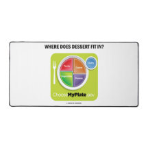デザートはどこにありますか。マイプレートユーモア