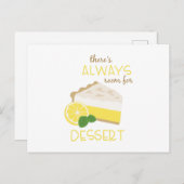 デザートは必ず入れる ポストカード (正面/裏面)