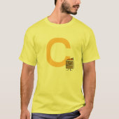 デザートを凍らすニンジン・ケーキの切れのバニーの歯 Tシャツ (正面)