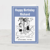 デザートアイランドキャスタウェイ魚釣りは夕食に魚を持っている カード (正面)