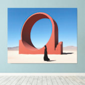 デザートアルカナ:クリムゾンゲートウェイ キャンバスプリント (インサイチュ (ウッドフロア))