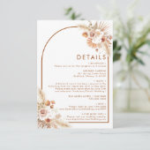 デザートアーチボホパンパスグラステラコッタ詳細 エンクロージャーカード (スタンド正面)