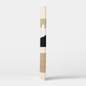 デザートアーチ:黒とベージュの構成 Case-Mate iPhoneケース (裏面 / 右)
