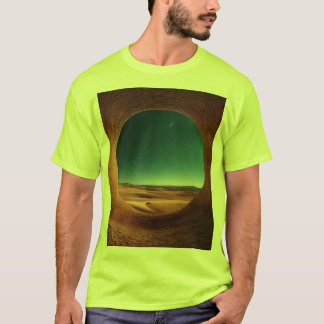 「デザートアートプリントTシャツ – 自然の本質 Tシャツ