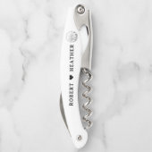 デザートウェスタンパーソナライズされたブライダルシャワー結婚ズ ソムリエナイフ (裏面)