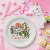 デザートウェスタン女性のカーボーイベビーシャワー紙プレート ペーパープレート (パーティー)