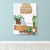 デザートウェバーI キャンバスプリント (インサイチュ (ウッドフロア))