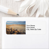 デザートウェーブフォト差出人住所ラベル ラベル (インサイチュ)