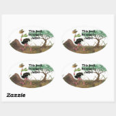 デザートオストリッチランナー 楕円形シール (シート)