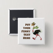 デザートオストリッチランナー 缶バッジ (正面&裏面)