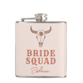 デザートカウガールラストロデオブライドスカッドフラスク フラスク (正面)