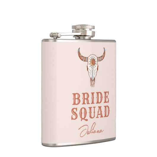 デザートカウガールラストロデオブライドスカッドフラスク フラスク (右)