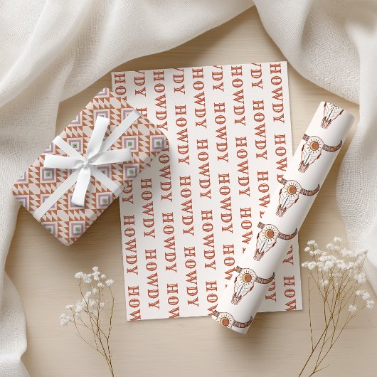 デザートカウガール ラストロデオ包装紙シート ラッピングペーパーシート