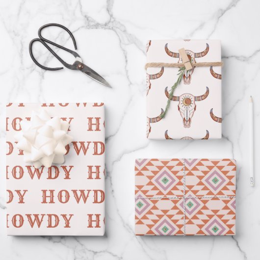 デザートカウガール ラストロデオ包装紙シート ラッピングペーパーシート (正面)