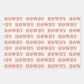 デザートカウガール ラストロデオ ギフト包装紙 シート (正面)