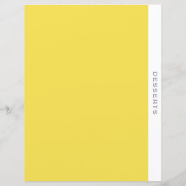 デザートカテゴリ |レシピ分割器 |黄シンプル色