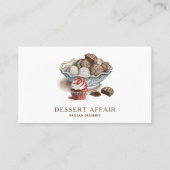 デザートカテラーシェフスイーツメーカー 名刺 (正面)