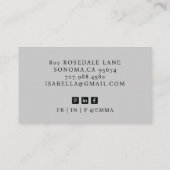 デザートカテラーベイカー 名刺 (裏面)