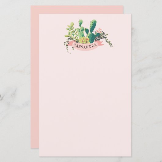 デザートカボスガーデン |ひなパーソナライズされた形 (正面/裏面)