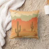 デザートカボスサウスウエストデザイン装飾用クッション クッション (ブランケット)
